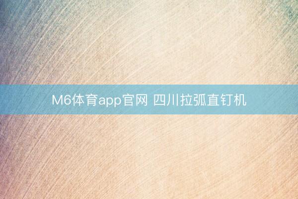 M6体育app官网 四川拉弧直钉机